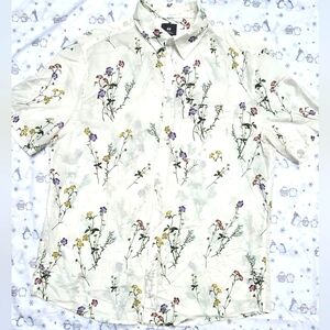 Floral Print Women's Shirt